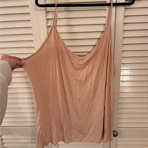 Lane Bryant Pink Asymmetrical Sleeveless Camisole Top